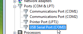 COM Port List