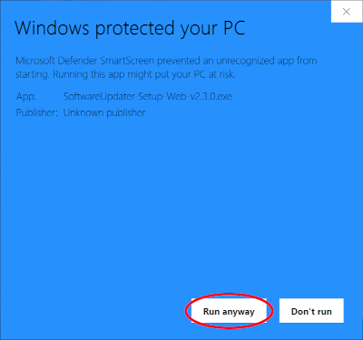 Software Updater Microsoft Defender